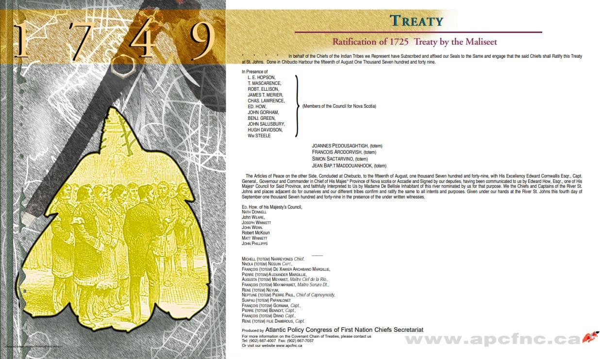 Treaty 1749 | Atlantic Policy Congress
